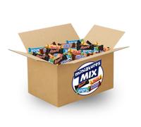 MARS, SNICKERS, BOUNTY, TWIX - 1,8 kg de bonbons individuels au chocolat | environ 180 mini-bouchées assorties pour Halloween, une fête d'école, un anniversaire ou une réception