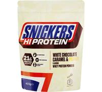 Mars Snickers White HiProtein Powder 455 g chocolat blanc-caramel-cacahuète / Protéines de lactosérum / Délicieuse protéine de lactosérum au goût incomparable des barres Snickers White