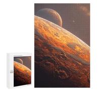Mars The Red Planet Puzzle 1000 Pièces Educa Jouet en Bois Cadeau Unique Décoration Intérieure Jeu Éducatif Challenge Toy Adultes Et Enfants À Partir De 14 Ans 1000 PCS