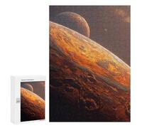 Mars The Red Planet Puzzle 1000 Pièces Educa Jouet en Bois Cadeau Unique Décoration Intérieure Jeu Éducatif Challenge Toy Adultes Et Enfants À Partir De 14 Ans 300 PCS