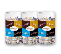MARS, TWIX, SNICKERS, BOUNTY - Assortiment de Mini Barres Chocolatées MINIATURES MIX - Format Maxi 6kg - Chocolats en Vrac à Partager - Lot de 2x3kg (Lot de 3)