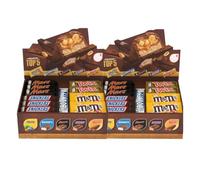 Mars, Twix, Snickers, Bounty & M&M’s Peanut - Assortiment de confiseries chocolatées 53 pièces, bonbons au chocolat & barres chocolatées au chocolat au lait Coffret cadeau - Lot de 2-5,274kg
