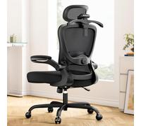 Marsail Chaise de bureau ergonomique : chaise de jeu ergonomique avec appuie-tête 3D, soutien lombaire 3D, accoudoirs rabattables, chaise de bureau réglable à dossier haut avec verrouillage
