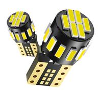 Marsauto 2 pcs W5W LED 12V 6000K Blanc 194 168 T10 Ampoule LED Pour Lampes de Lecture, Lumière de Plaque D'immatriculation, Lumière de Coffre, Feux de Position, Lumière de Toit