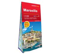 Comfort Map – Carte Marseille 1/15.000 – Grand format laminée – Plan de ville