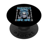 Marseille Bébé - Ici C’est Pas la Capitale Humour Supporter PopSockets PopGrip Adhésif