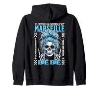Marseille Bébé - Ici C’est Pas la Capitale Humour Supporter Sweat à Capuche