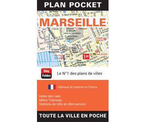 Marseille, Bouches-du-Rhône - Plan de ville "pocket" | Blay Foldex