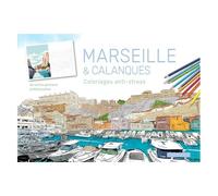 Marseille et les calanques - Carnet coloriages cartes postales