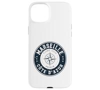 Marseille Côte d'Azur Yacht Club Côte d'Azur Voile Coque pour iPhone 15 Plus