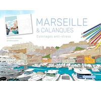 Marseille et les calanques - Carnet coloriages cartes postales