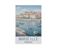 Marseille, France,1000 Pièces Puzzles - Jeux Éducatifs Jouets Joli Cadeau Assemblage Puzzles pour Adultes(50x70cm)-AM72