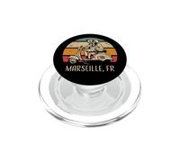 Marseille France Trottinette Style Vintage PopSockets PopGrip pour MagSafe