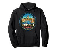 Marseille France Voyage Souvenir Ville Cadeau Sweat à Capuche
