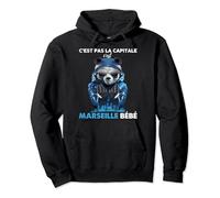 Marseille Homme Femme Enfant Pas La Capitale Musique Rap Sweat à Capuche