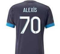 MARSEILLE KIT NAMEBLOCK NUMBER AWAY ALEXIS 70 22-23