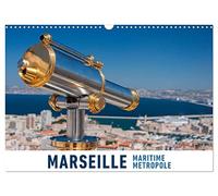 Marseille Maritime Metropole (Wandkalender 2026 DIN A3 quer), CALVENDO Monatskalender: Eine Fotoreise in die französische Hafenmetropole Marseille