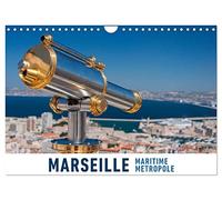 Marseille Maritime Metropole (Wandkalender 2026 DIN A4 quer), CALVENDO Monatskalender: Eine Fotoreise in die französische Hafenmetropole Marseille