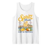 Marseille Pastis Spritz Provence Coastal Vacation Débardeur