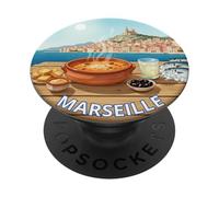 Marseille Souvenir Ville de Marseille PopSockets PopGrip Adhésif