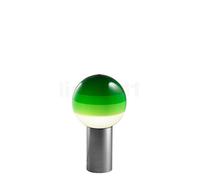 Marset Dipping Light Lampe de table LED vert/graphite - 12,5 cm Ce luminaire comporte des modules à LED prémontés de classes énergétiques A A++, A+, A