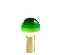 Marset Dipping Light Lampe de table LED vert/laiton - 20 cm Ce luminaire comporte des modules à LED prémontés de classes énergétiques A A++, A+, A