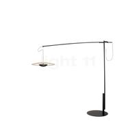 Marset Ginger Lampadaire arc LED chêne/blanc - ø42 cm Ce luminaire comporte des modules à LED prémontés de classes énergétiques A A++, A+, A