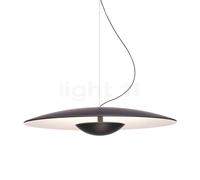 Marset Ginger Suspension LED wenge/blanc - ø60 cm Ce luminaire comporte des modules à LED prémontés de classes énergétiques A A++, A+, A