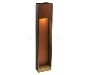 Marset Lab Borne lumineuse LED gris graphite/brun rougeâtre Ce luminaire comporte des modules à LED prémontés de classes énergétiques A A++, A+, A