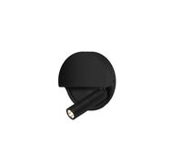 Marset Ledtube R Strahler/Spotleuchte, réflecteur à droite, noir mat