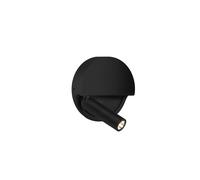 Marset Ledtube R Strahler/Spotleuchte, réflecteur à gauche, noir mat