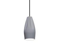 Marset Pleat Box 13 LED Pendelleuchte, gris - blanc