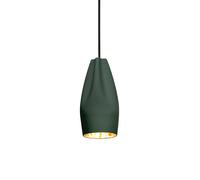 Marset Pleat Box 13 LED Pendelleuchte, vert foncé - or