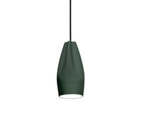 Marset Pleat Box 13 Pendelleuchte, vert foncé - blanc