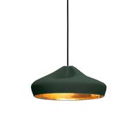 Marset Pleat Box 36 LED Pendelleuchte, vert foncé - or