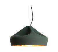 Marset Pleat Box 47 LED Pendelleuchte, vert foncé - or