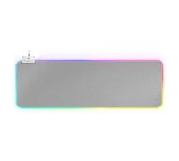 Mars Gaming MMPRGB2 Tapis de souris gaming XXL RVB Blanc/Argent