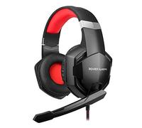 MARSGAMING MHAX Noir, Casque Gaming RGB Multiplat + Mic Amovible, 53 mm HiFi Grande