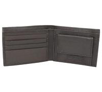 MARSHAL Portefeuille à deux volets en cuir souple pour enfants, marron, small, Portefeuille à deux volets