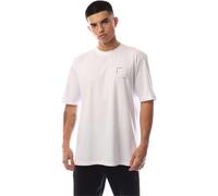 Marshall Artist Men's Chvrn Box Regular Fit T-Shirt Blanc 3X Large Male