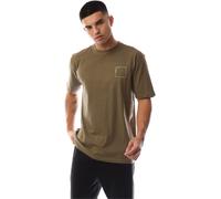 Marshall Artist Men's Chvrn Box Regular Fit T-Shirt Kaki Small Male