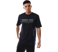 Marshall Artist Men's Rept Logo Regular Fit T-Shirt Marine Large Male