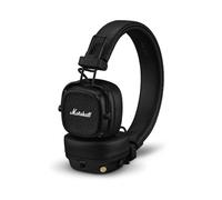 Marshall Casque Bluetooth Supra-auriculaire Major V, écouteurs sans Fil, Pliables, autonomie sans Fil de Plus de 100 Heures, Noir