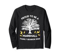 Marshall Réunion de Famille 2026 Arbre généalogique Assorti Manche Longue