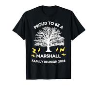 Marshall Réunion de Famille 2026 Arbre généalogique Assorti T-Shirt