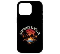 Marshall's Beach Rétro Vintage Sunset Design vieilli Coque pour iPhone 16 Pro