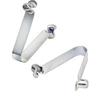 Marshalltown 12197 double bouton Snap Clip, Clips de remplacement pour barres de boutons-poussoirs Marshalltown, acier, 12 par boîte