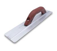 Lisseuse de main Marshalltown avec poignée Durasoft en aluminium, outils pour le béton et le sol, dimensions : 394x79 mm