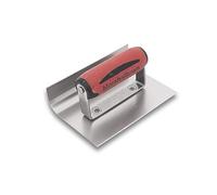 Marshalltown outil rond intérieur, R 19 mm, L 38 mm, poignée Durasoft, acier inoxydable, dimensions : 152x102 mm