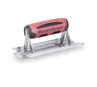 Marshalltown Rainureuse Manuelle, R 6 mm, L 13 mm, P 13 mm, Poignée DuraSoft, Acier Inox, 152x76 mm